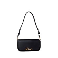 чанта,за,през,рамо,всички,чанти,karl,lagerfeld,signature,shoulder,bag,black,gold,(black)