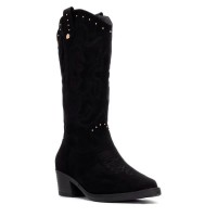 обувки,дамски,боти,xti,130569,basic,boots,black,(black)