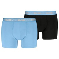 боксерки,мъжко,бельо,puma,701233664,boxers,2,units,cool,blue,black,(blue,black)