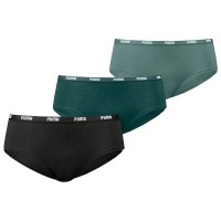 дамско,бельо,дамски,бикини,и,танкини,puma,hipster,panties,3,units,green,combo,(green,black)