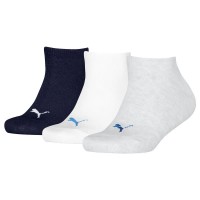 чорапи,детски,чорапи,puma,plain,sneaker,socks,3,pairs,white,grey,blue,(multicolor)