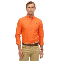 риза,с,дълъг,ръкав,дамски,ризи,мъжки,ризи,superdry,classic,oxford,long,sleeve,shirt,orange,(orange,chill)