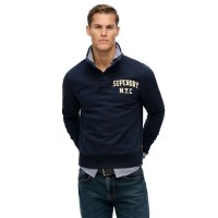 блуза,мъжки,пуловери,superdry,vintage,athletic,half,button,sweatshirt,blue,(lauren,navy)