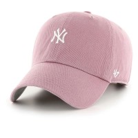 шапка,всички,шапки,47,mlb,new,york,yankees,base,runner,clean,up,cap,pink,(mauve)