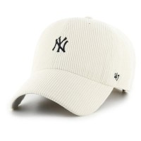 шапка,всички,шапки,47,mlb,new,york,yankees,cord,base,runner,clean,up,cap,white,(natural)