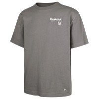 тениска,мъжки,тениски,47,mlb,new,york,yankees,lateral,foundation,short,sleeve,t,shirt,grey,(wolf,grey)