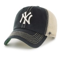 шапка,всички,шапки,47,mlb,new,york,yankees,trawler,clean,up,cap,black,(black)
