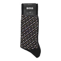 чорапи,мъжки,чорапи,boss,gift,monogram,10263510,socks,4,pairs,black,(black)