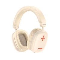 слушалки,слушалки,awei,at6,wireless,earphones,beige