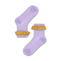 чорапи,мъжки,чорапи,дамски,чорапи,happy,socks,carly,ankle,long,socks,purple,(multicolor)