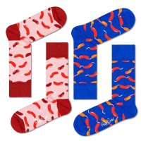 чорапи,мъжки,чорапи,happy,socks,long,socks,2,pairs,blue,pink,(blue,pink)