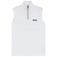 потник,мъжки,пуловери,boss,k,birdie,1,10271690,01,knitted,vest,white,100,(white)
