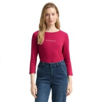 тениска,мъжки,тениски,дамски,тениски,tom,tailor,1048941,3,4,sleeve,t,shirt,pink,(dark,pink)