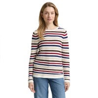 блуза,дамски,пуловери,дамски,плетени,дрехи,tom,tailor,ottoman,sweater,white,(red,brown,ottoman)