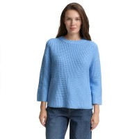 блуза,дамски,пуловери,дамски,плетени,дрехи,tom,tailor,1048315,sweater,light,fjord,blue,melange