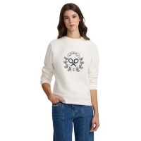 блуза,дамски,блузи,silbon,heart,racket,sweatshirt,beige,(ecru)