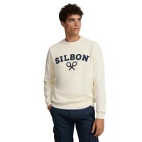 блуза,мъжки,пуловери,silbon,medium,racket,sweatshirt,beige,(cream)