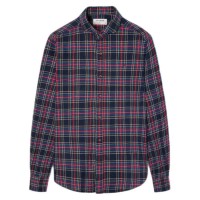 риза,с,дълъг,ръкав,дамски,ризи,мъжки,ризи,silbon,sport,tartan,long,sleeve,shirt,blue,(blue,burgundy)