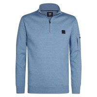 блуза,мъжки,пуловери,petrol,industries,m,3050,kwc248,half,zip,sweater,pale,blue,(blue)