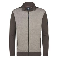 блуза,мъжки,пуловери,petrol,industries,m,3050,kwc253,full,zip,sweater,beluga,(grey)