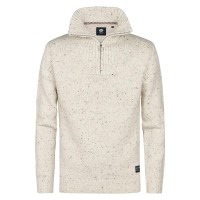 блуза,мъжки,пуловери,дамски,пуловери,petrol,industries,m,3050,kwc258,half,zip,sweater,beige,(antique,white,melee)