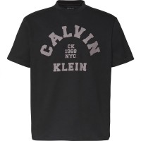 тениска,мъжки,тениски,дамски,тениски,calvin,klein,jeans,20s,college,graphic,short,sleeve,t,shirt,black,(black)