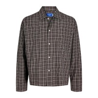 карирана,риза,мъжки,ризи,jack,&,jones,austin,clean,check,long,sleeve,shirt,chocolate,torte,(grey)
