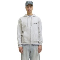 блуза,мъжки,пуловери,jack,&,jones,norrebro,emb,full,zip,sweatshirt,white,(white,melange)