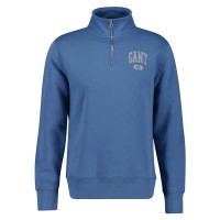 блуза,мъжки,пуловери,gant,49,archive,graphic,half,zip,sweater,blue,(salty,sea)