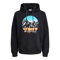 суичър,мъжки,пуловери,jack,&,jones,explorer,hoodie,black,(black)