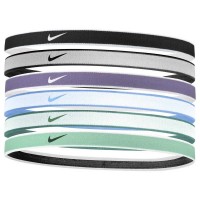 хигиена,аксесоари,nike,n1002021,swoosh,sport,s,tipped,hairband,6,units,black,white,purple,(multicolor)