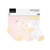 бебешки,чорапи,мъжки,чорапи,дамски,чорапи,kikkaboo,hedge,hugs,baby,socks,with,3d,ears,3,pairs,multicolor,(multicolor)