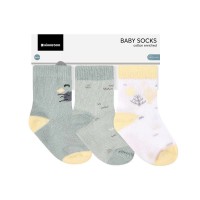 бебешки,чорапи,мъжки,чорапи,дамски,чорапи,kikkaboo,seally,me,baby,socks,with,3d,ears,3,pairs,white,grey,(multicolor)