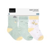 бебешки,чорапи,мъжки,чорапи,дамски,чорапи,kikkaboo,sleepy,sheep,baby,socks,with,3d,ears,3,pairs,multicolor,(multicolor)