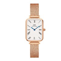часовник,часовници,daniel,wellington,quadro,roman,woman,watch,golden,(rose,gold)