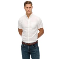 риза,с,къс,ръкав,мъжки,ризи,superdry,city,cotton,linen,short,sleeve,shirt,optic,white,(white)