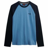 тениска,мъжки,тениски,superdry,essential,baseball,long,sleeve,t,shirt,thrift,blue,marl,eclipse,navy,(blue)