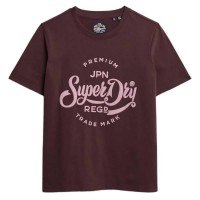 тениска,дамски,тениски,superdry,premium,script,entry,t,shirt,rich,deep,burgundy