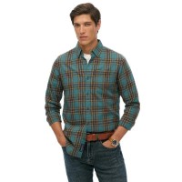 карирана,риза,дамски,ризи,мъжки,ризи,superdry,vintage,check,long,sleeve,shirt,blue,(pasadena,check,black)