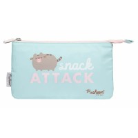 канцеларски,принадлежности,erik,editores,pusheen,foodie,collection,triple,pencil,case,blue,(multicolor,652)