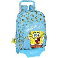 куфари,safta,612191313,bob,esponja,positive,vibes,14l,42x33x14,cm,wheeled,backpack,blue