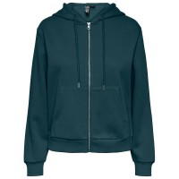 блуза,дамски,блузи,pieces,chilli,full,zip,sweatshirt,blue,(reflecting,pond)