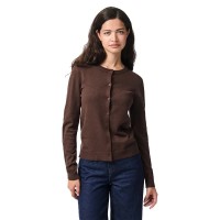 жилетка,мъжки,пуловери,дамски,пуловери,pieces,nora,cardigan,brown,(hot,fudge)