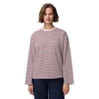 тениска,дамски,тениски,pieces,sadie,long,sleeve,t,shirt,white,(cloud,dancer,red)