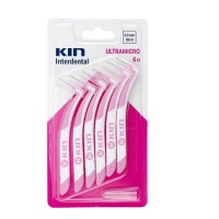 хигиена,аксесоари,kin,interdental,brush,0.6,6,units,pink