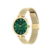 часовник,часовници,tommy,hilfiger,ella,34,mm,woman,watch,gold,dark,green,mineral