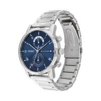 часовник,часовници,tommy,hilfiger,kane,44,mm,watch,silver,(silver,navy,mineral)