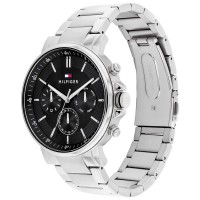 часовник,часовници,tommy,hilfiger,tyson,44,mm,watch,silver,(silver,black,mineral)