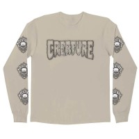тениска,мъжки,тениски,creature,bonehead,glitch,long,sleeve,t,shirt,beige,(sand)