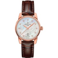 часовник,часовници,certina,c001007361160,automatic,10,atm,29,mm,woman,watch,brown,(pink,brown,white)